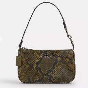 Coach Nolita 19 With Snake Print Shoulder Bag